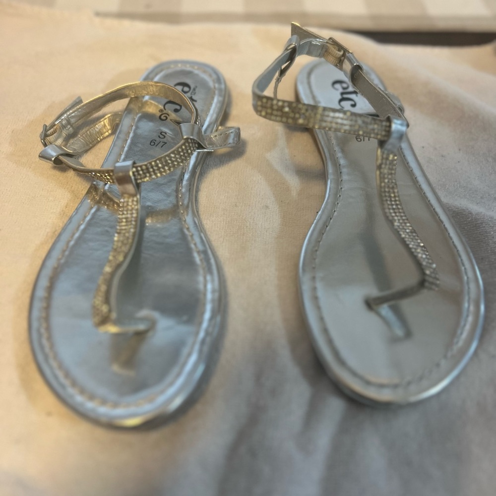 Silver Sandals